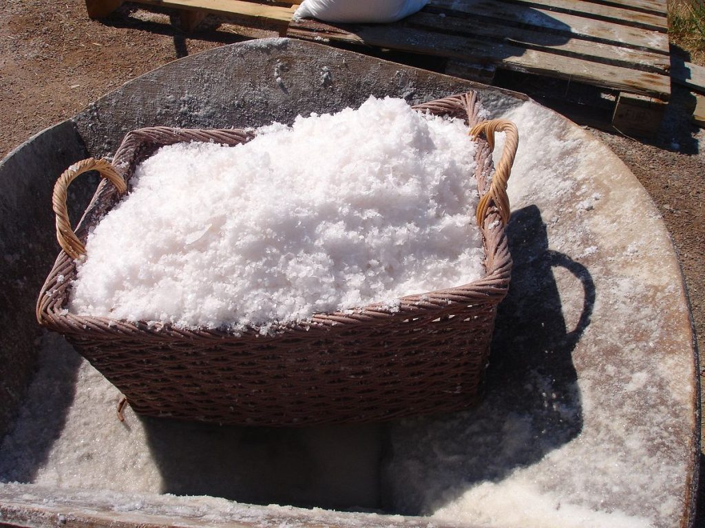 Basket of salt