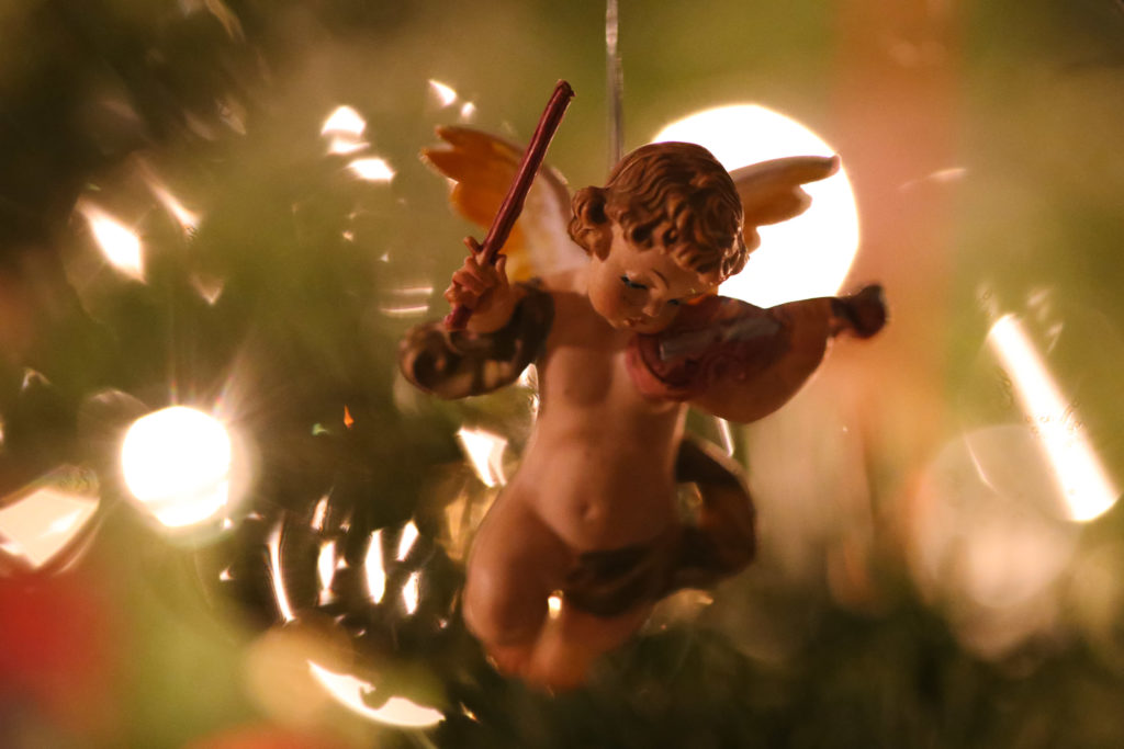 Angel on Christmas tree