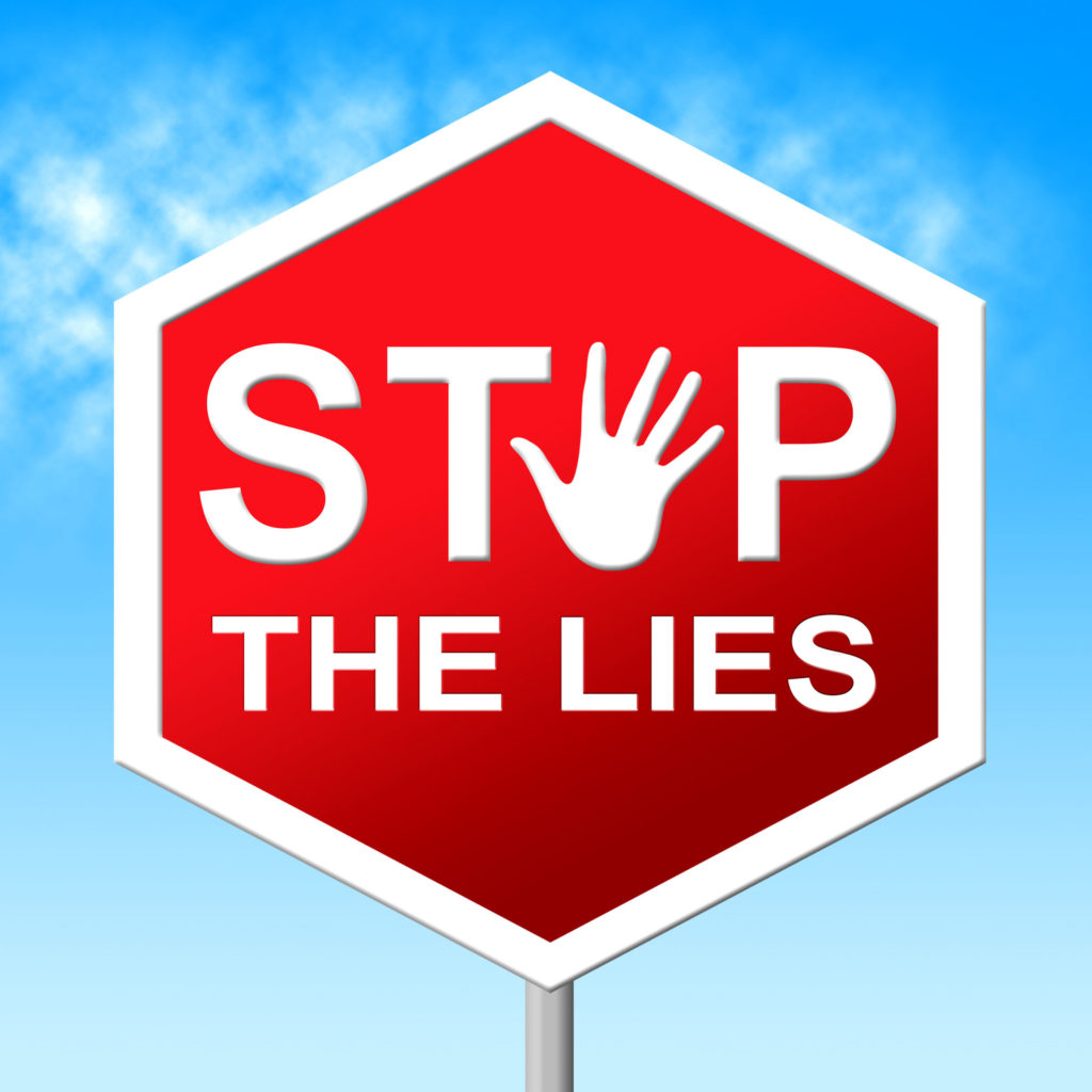 Stop the lies