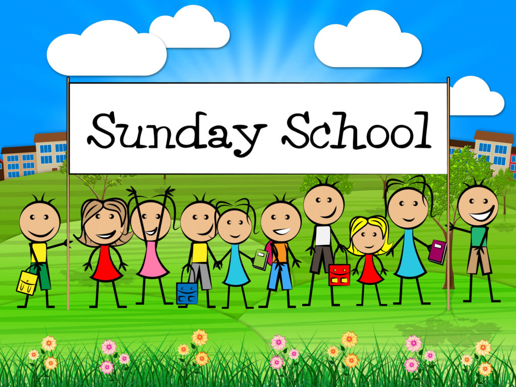 Sunday school students