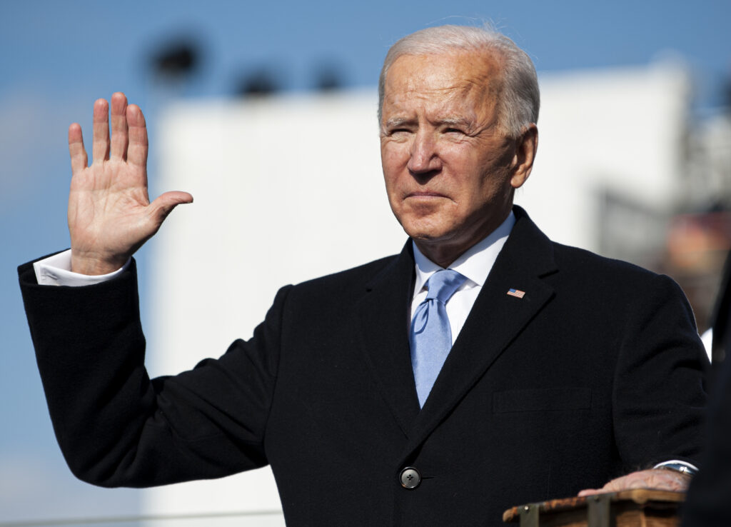 President Joseph R. Biden, Jr. takes the oath of office
