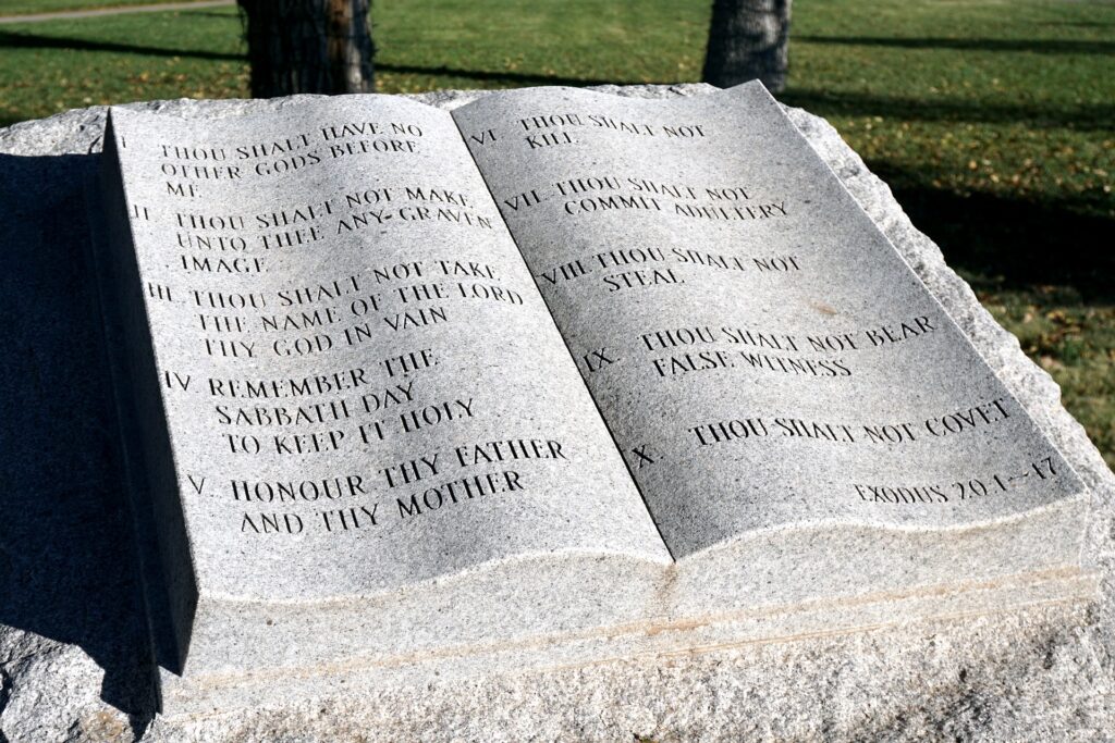 Monument to the Ten Commandments