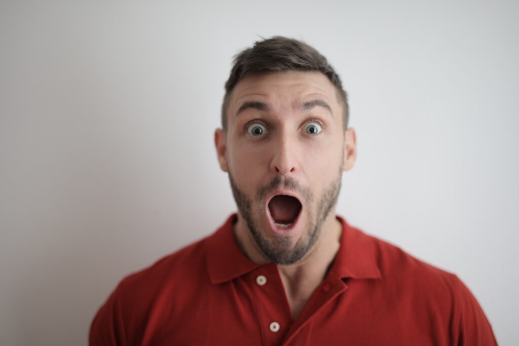 Man in Shock