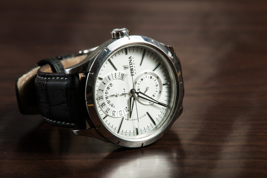 A wristwatch