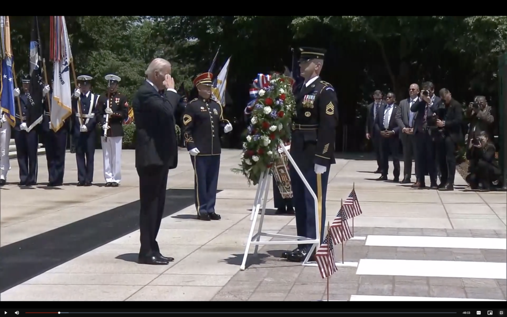 2022 National Memorial Day Observance at Arlington National Cemetery